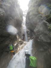 Entre 2 rappels de canyoing